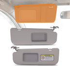 Pair Sun Visor Set LH RH for Hyundai Elantra (2011–2015) 852103X000TX Gray