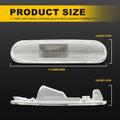 Clear Lens Side Marker Parking Light Case for Honda Civic Si EP3 (2002–2005)