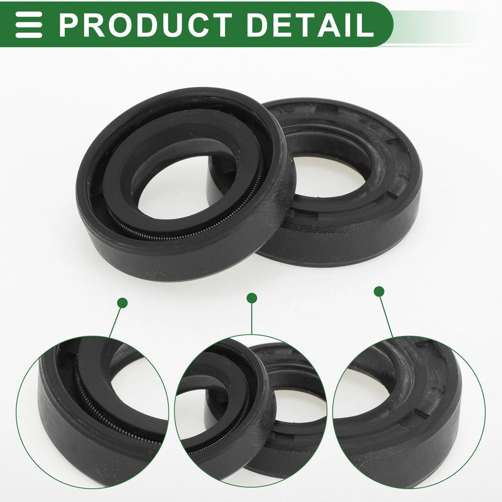Set of 5 Oil Seal Ring 16x28x7mm NBR Rubber for Various Models 