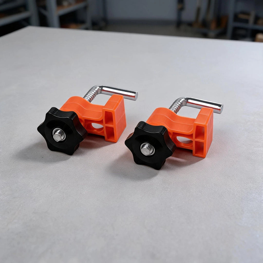 Set of 2 Woodworking Lock Clamps 90 Degree Angle for Cabinet Frame