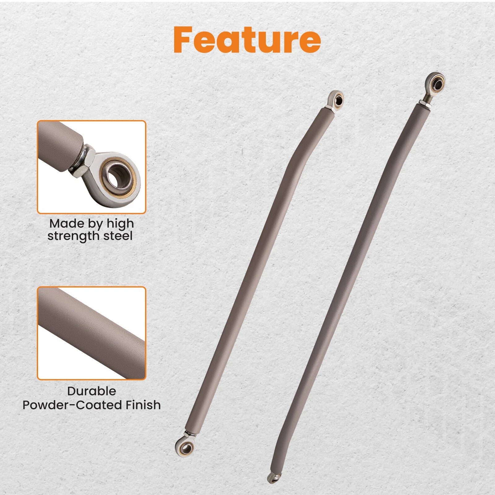 Heavy Duty Crossover Steering Kit for Cherokee XJ (1984–2001), Wrangler TJ/LJ (1997–2006)