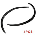 Set Carbon Fiber Car Wheel Trims Eyebrow Arch Trim Lips Fender Flares