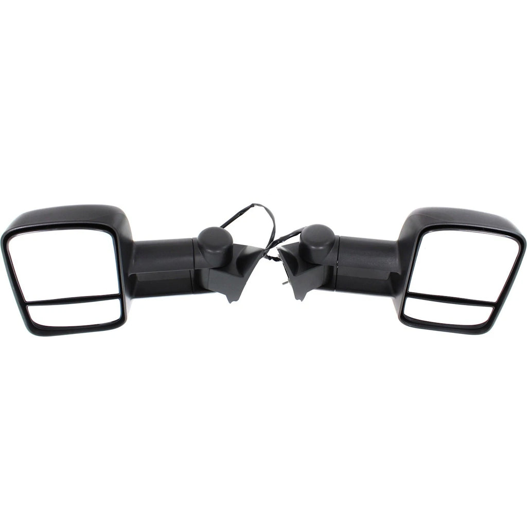 Power Mirrors for Chevy C1500 (1988–1999) Telescopic Dual Glass Black