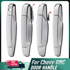 4PCS Door Handle Front & Rear for Chevy Silverado Tahoe Sierra Denali (2007–2014)