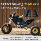 Set of 2 Radiator Shrouds Tank Guards for Honda ATC250R (1985–1986)