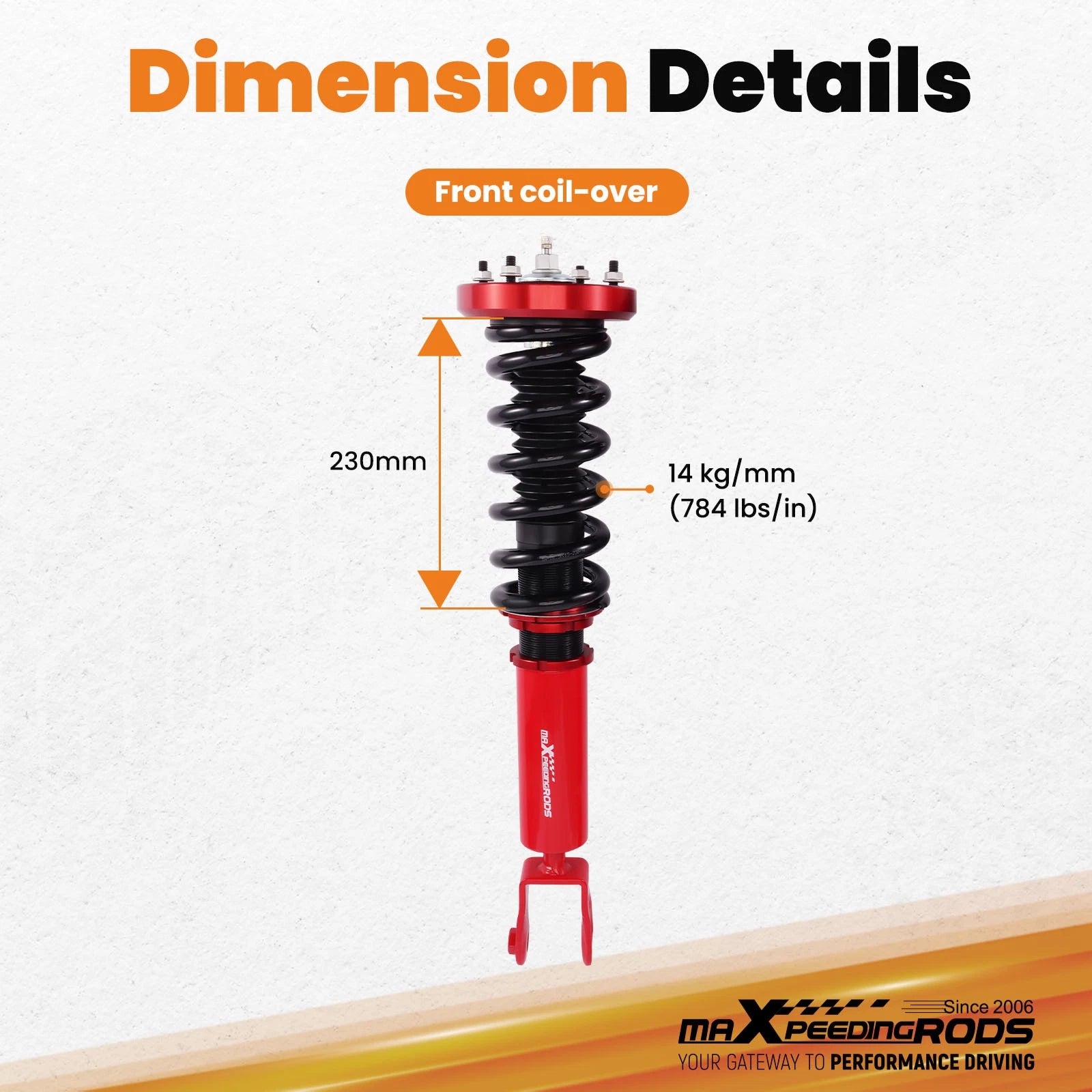 Coil Spring Conversion Kit for Jaguar XJ8 XJR (2003-2009)