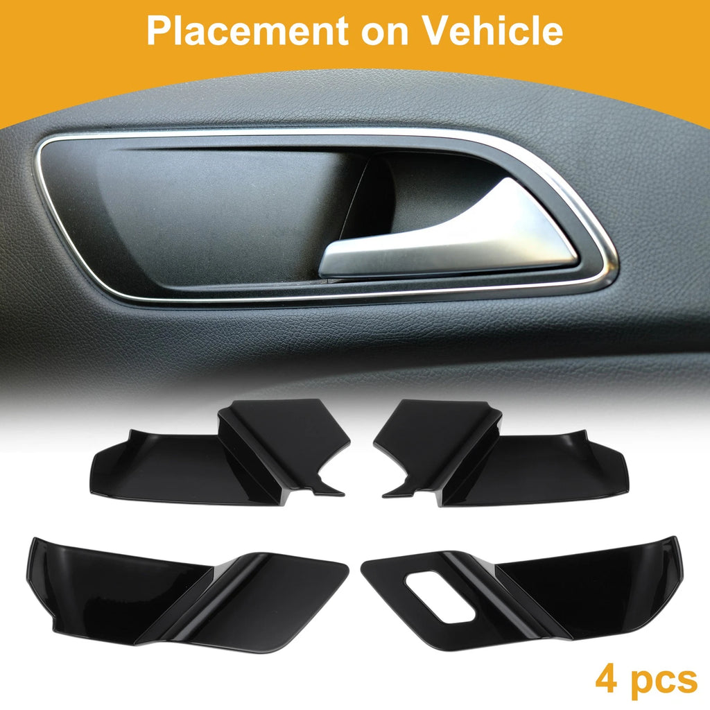 Interior Door Handle Bowl Cover Trim for Mazda CX60 (2022–2024) Black