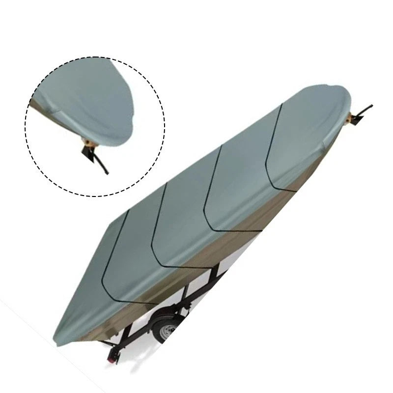 Outdoor Boat Dust Cover 426177cm with 4 Windproof Belts for Protection