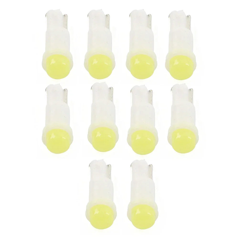 T5 1 SMD White Dashboard Indicator Light Bulbs for Car Instrument