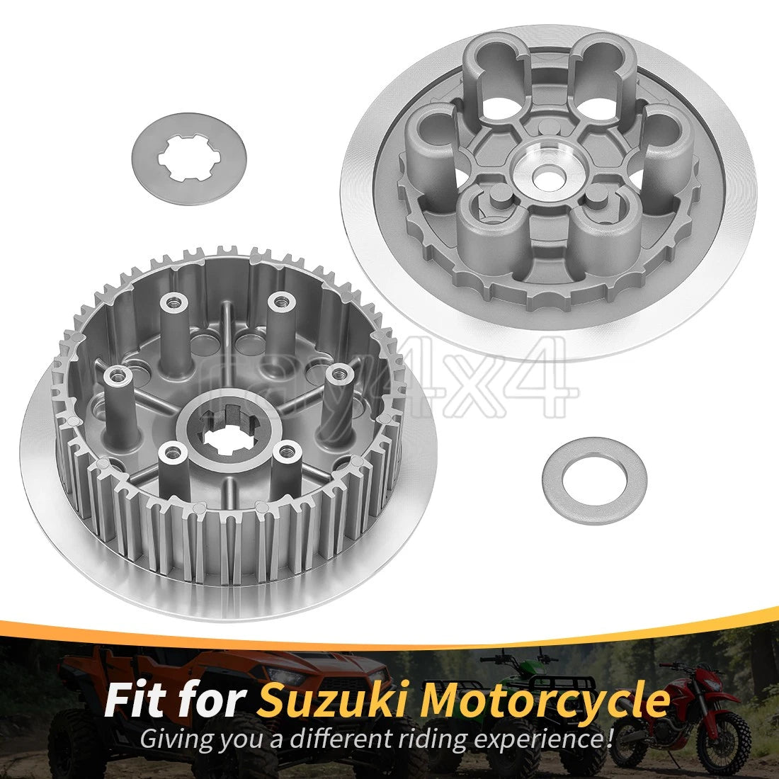 Clutch Center Inner Hub & Pressure Plate Kit for Suzuki RM250 (1996–2006)