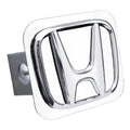 Plain on Chrome Class II Trailer Hitch Plug - Officially Licensed for Honda
