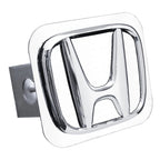 Plain on Chrome Class II Trailer Hitch Plug - Officially Licensed for Honda