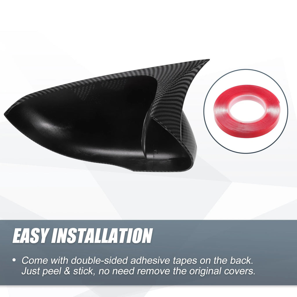 Pair Rearview Mirror Cover Overlay for Volkswagen Golf 6 (2009–2013)