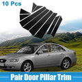 10Pcs B Pillar Trim Exterior Garnish for Hyundai Sonata (2011–2014)