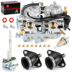 Carburetor Carb Fuel Petcock Intake Manifold for Yamaha V-Star 650 (1998–2014)