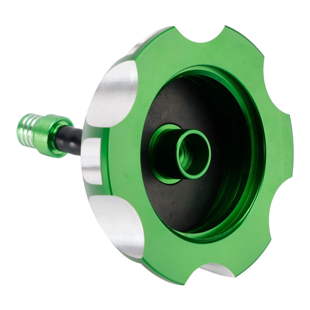 Aluminum Fuel Tank Cap w/Vent for Kawasaki KX65 KX85 KX100 KX125 (2000–2013)