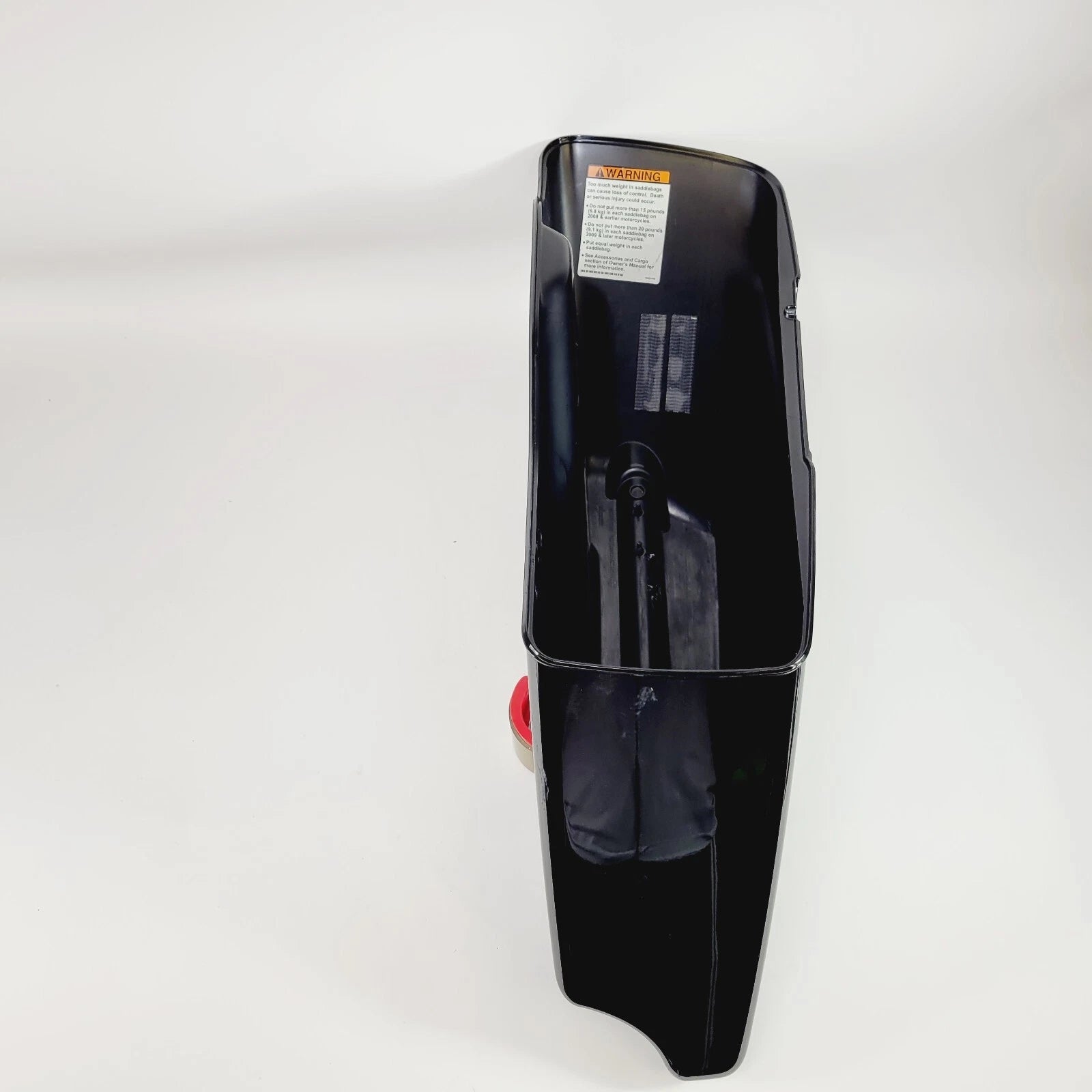 Right Stretched Extended Saddlebag for Harley-Davidson (2014–2023) Vivid Black