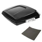 Black Razor Trunk Luggage for Harley Touring CVO Street Road Glide (2014–2026)
