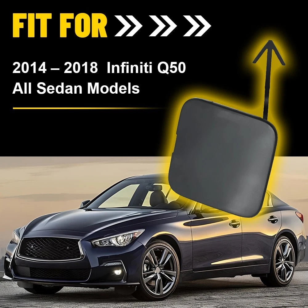 Rear Bumper Tow Hook Eye Cover for Infiniti Q50 (2014–2018) OEM 85071-4GA0A