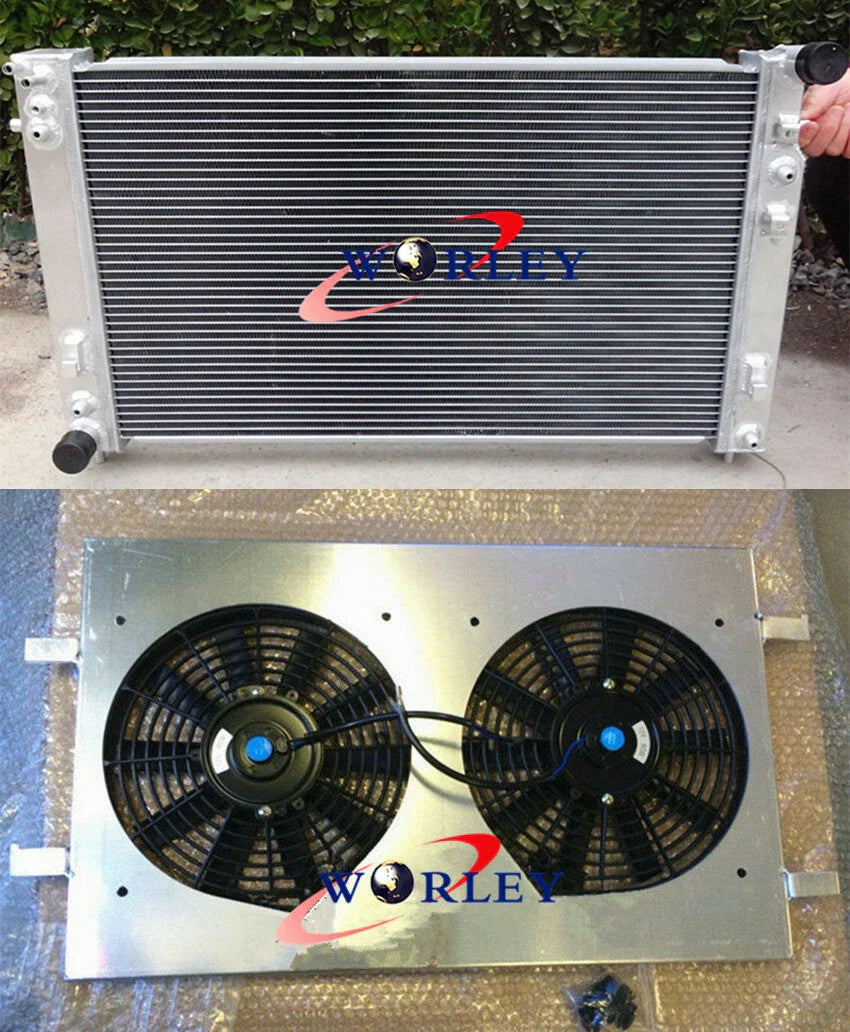 Aluminum Radiator, Fans, Hoses for Holden Commodore VT VX VU HSV V8 (1997-2007)