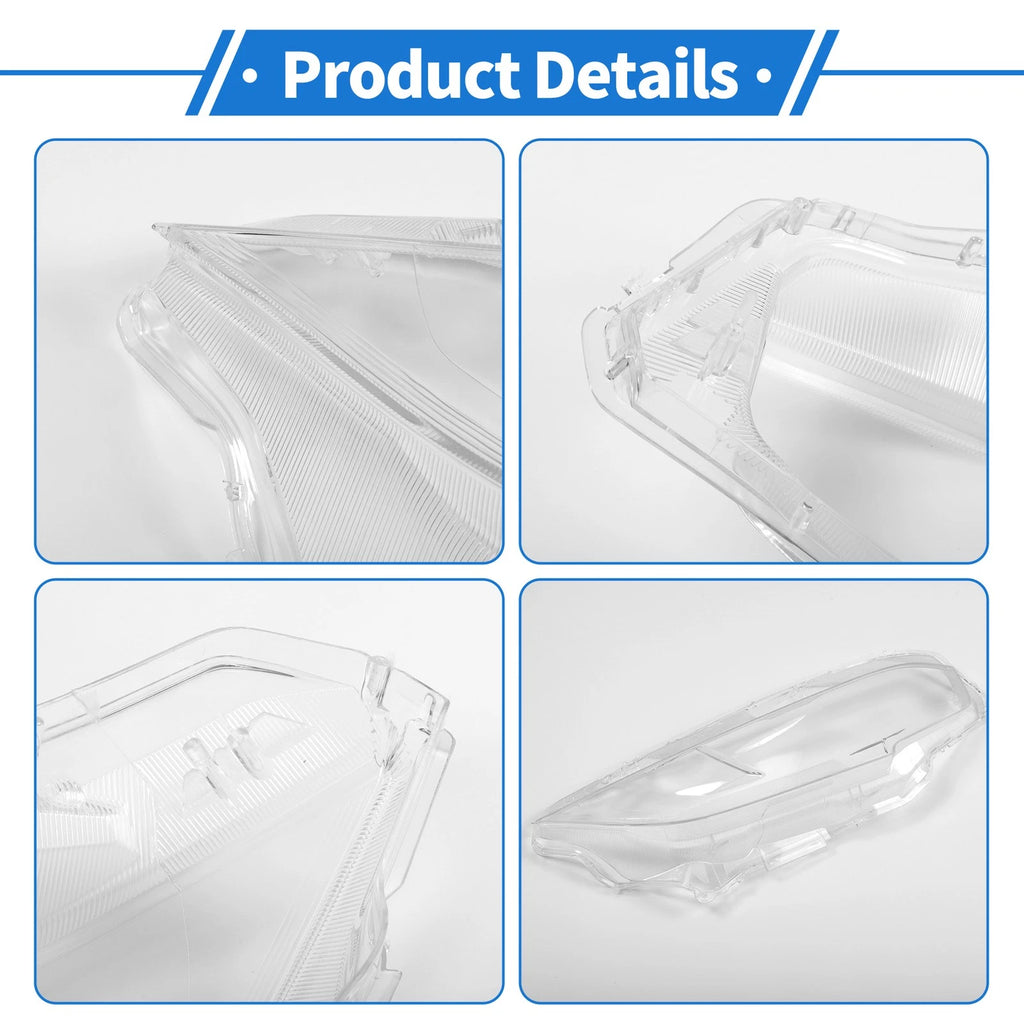 Headlight Lens Cover for Honda Civic (2016–2018) PC Clear