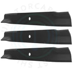 Set of 3 Lawn Mower Blades for Dixie Chopper 50" Cut