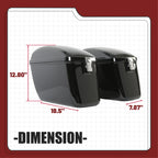 Hard Side Saddle Bags for Harley Honda Yamaha (Motorcycle)