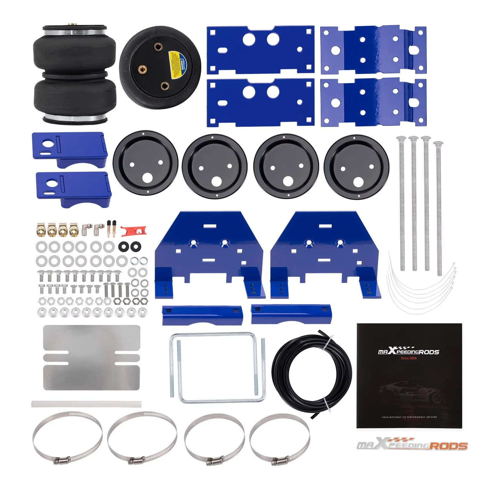 Rear Air Helper Spring Bag Leveling Kit for Ford F-350 Super Duty (2020–2022)