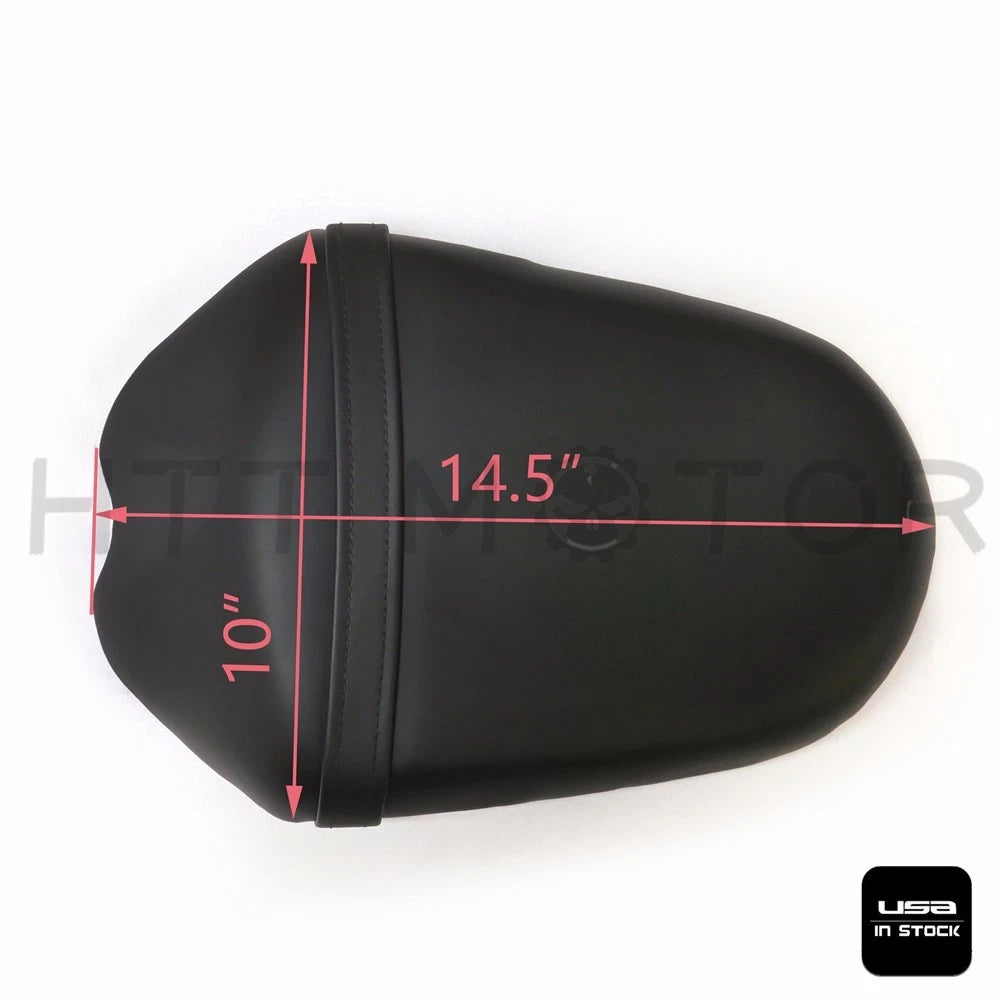 Leather Passenger Rear Seat Pillion Cover for Suzuki GSXR1000 (2009–2016)