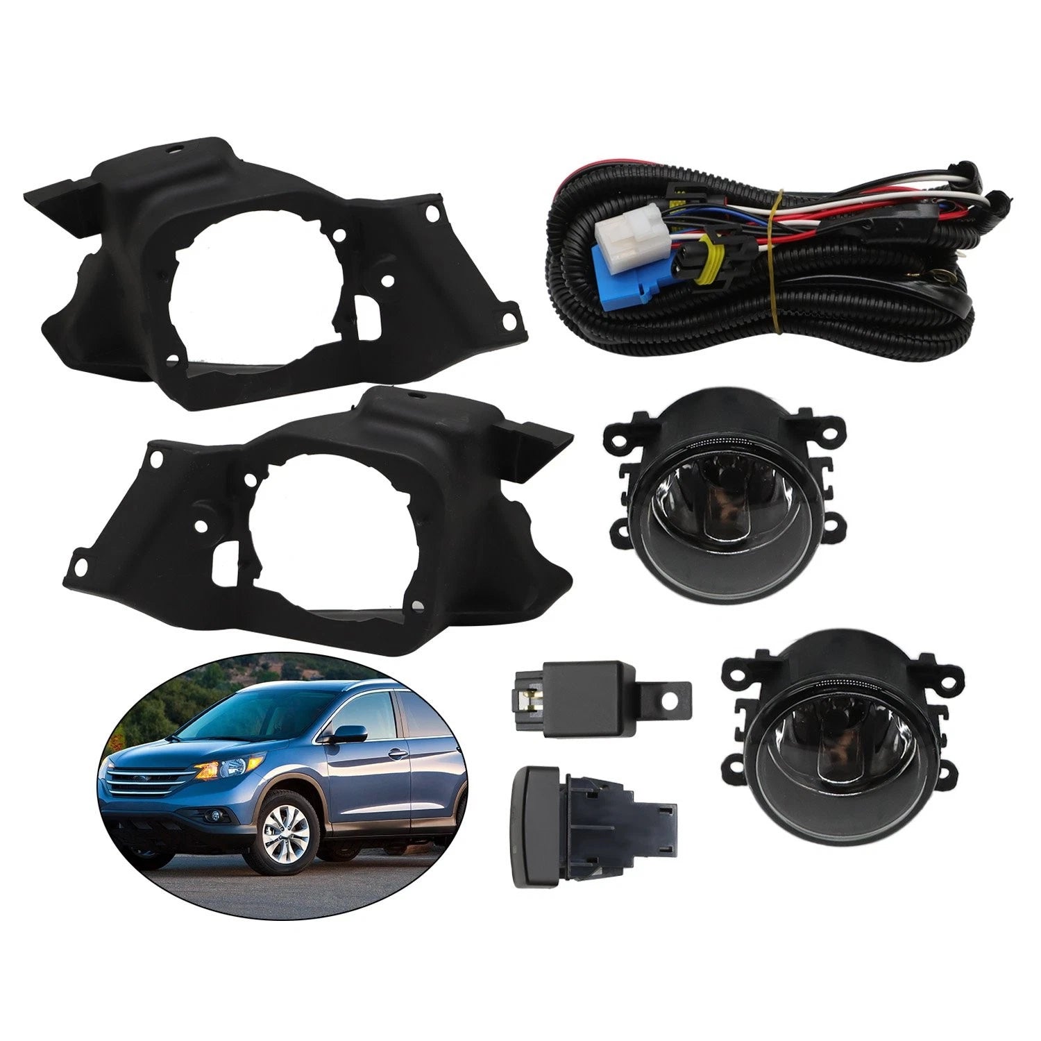 Clear Fog Light Kit FL7030 for Honda CR-V (2012–2014)