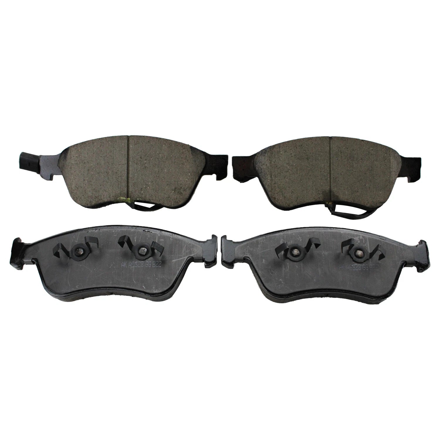Akebono Euro Front Ceramic Disc Brake Pads & Sensor for A8 Quattro S6 S8 Phaeton (2004–2009)