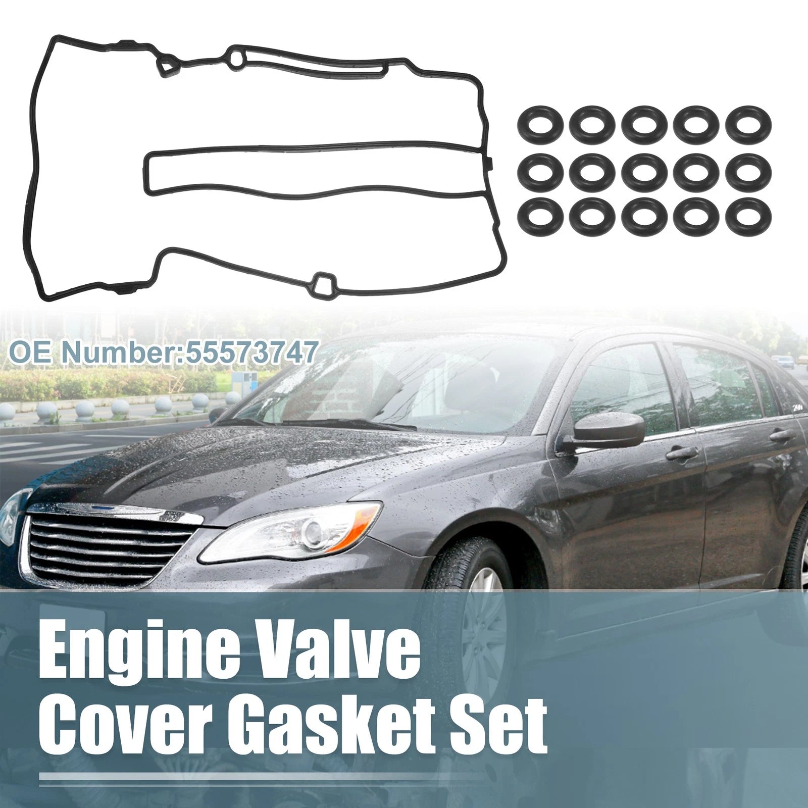 Set of 1 Valve Cover Gasket for Chevrolet Trax (2015–2021) No. 55573747