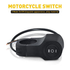 7" Waterproof Motorcycle Headlight Fog Light with ON/OFF Switch 12V