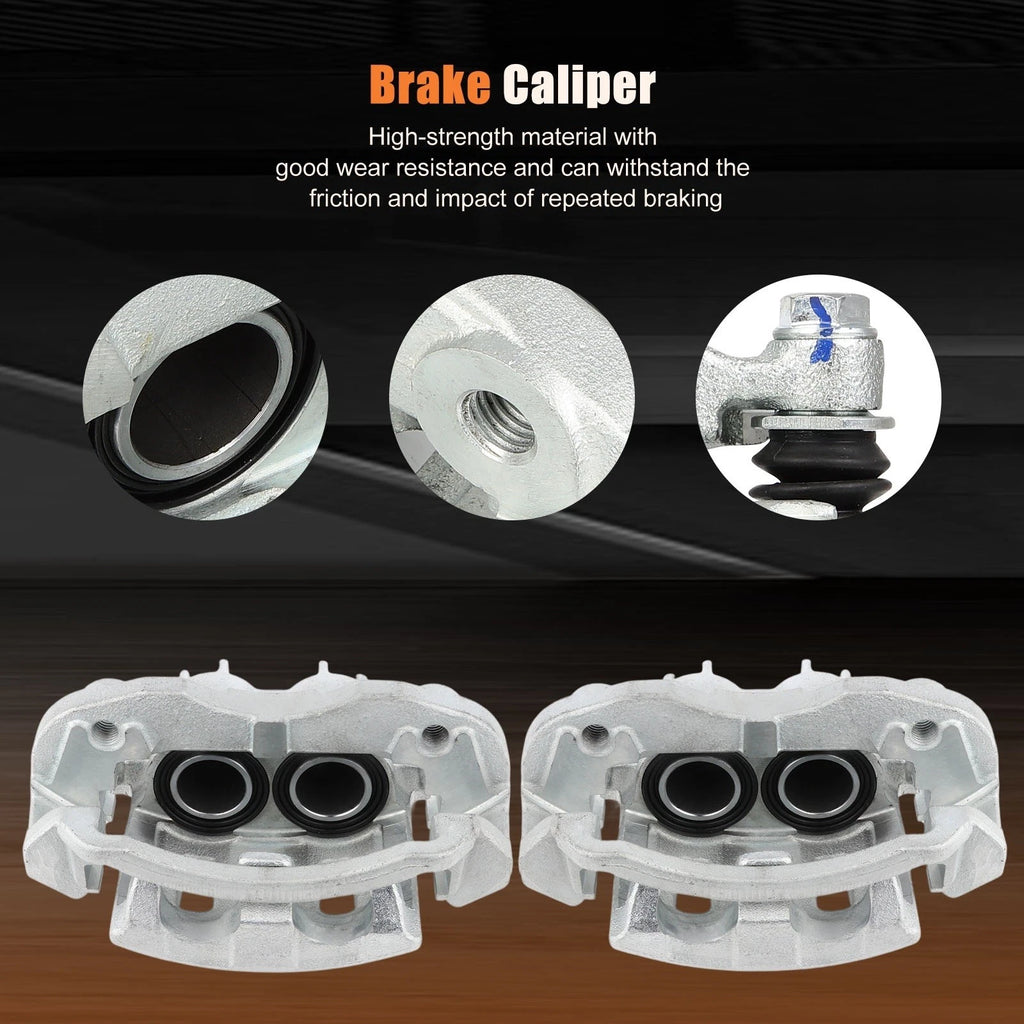 Brake Calipers with Bracket for Ford Excursion F-250 F-350 (2000-2004)