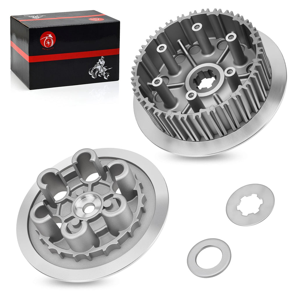 Clutch Center Inner Hub & Outer Pressure Plate w/ Lock Washer for Suzuki RM250Z (2006)