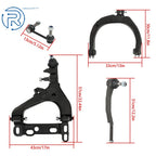 10PCS Front Control Arms Suspension Kit for Isuzu Ascender, Buick Rainier (2004-2007)