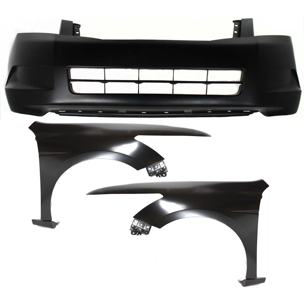 Bumper Cover Kit for Honda Accord (2008–2010) Front 3pc