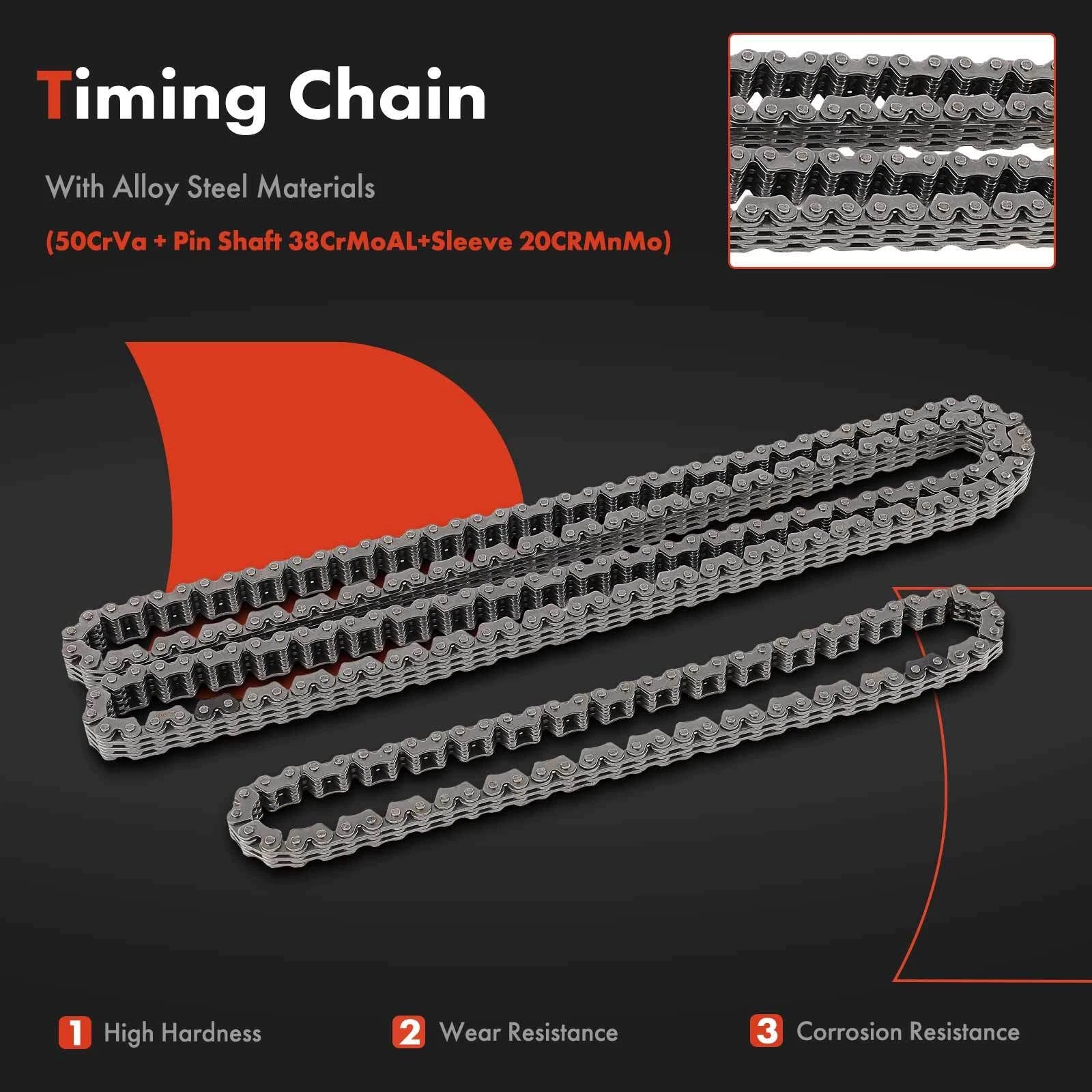 10x Timing Chain Kit for Ford Focus Escape Mercury Mariner (2003-2004)