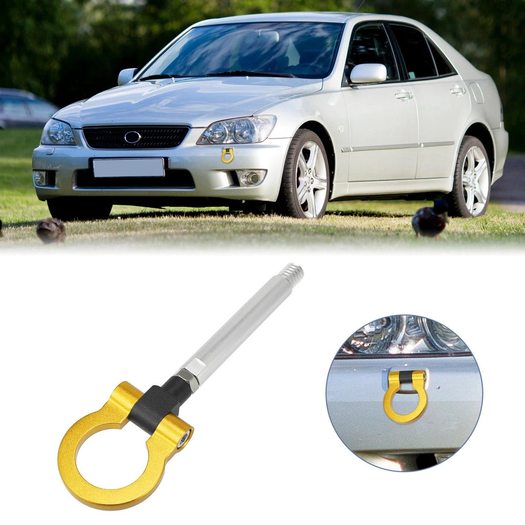 Tow Hook Screw for Lexus IS (2014–2021) - Gold Tone Round Bumper Ring