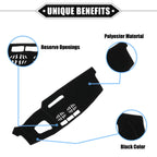 Dashboard Cover Mat for Mazda CX-5 (2016–2023) Black
