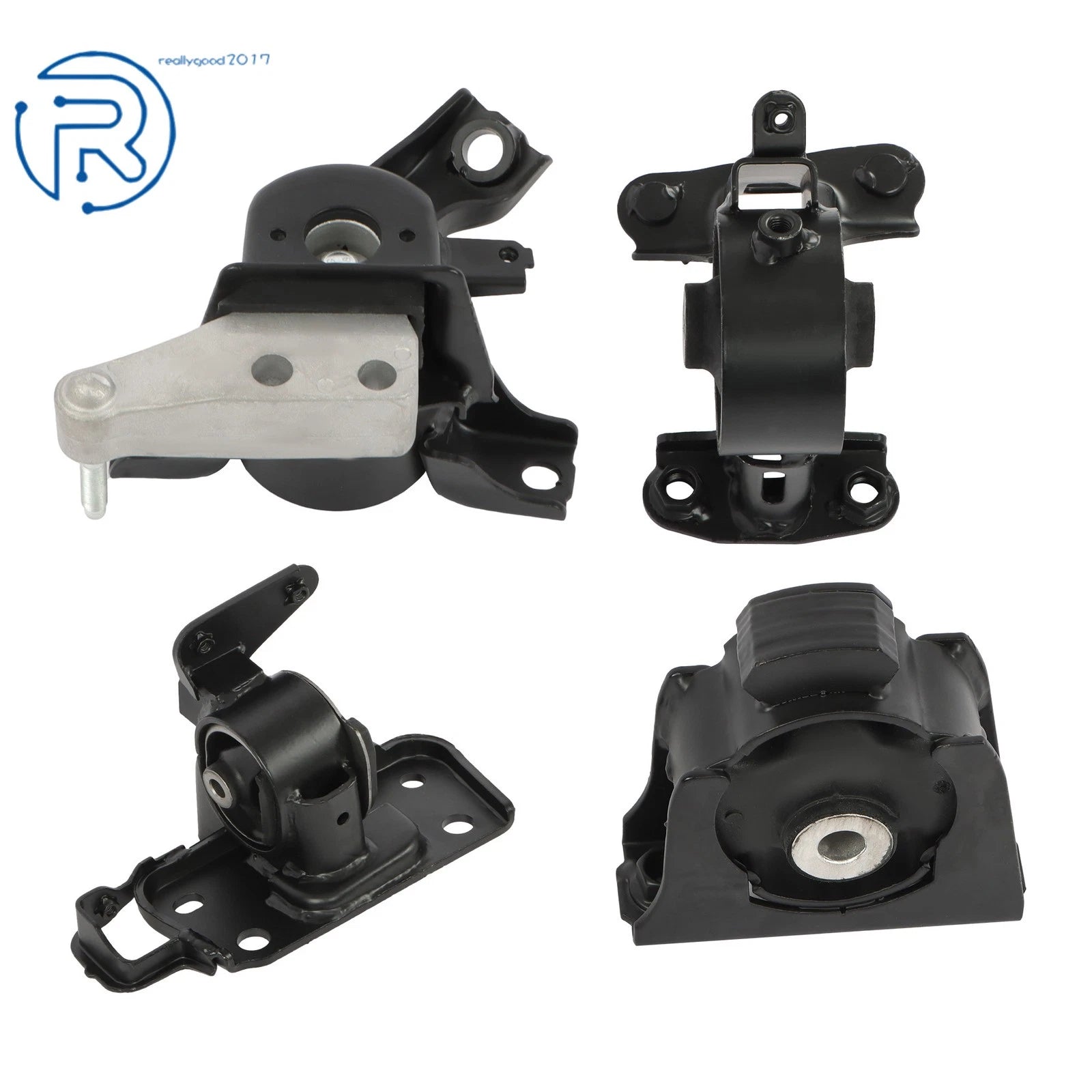 Set of 4 Engine Motor Mounts for Toyota RAV4 (2009–2012) 2.5L FWD