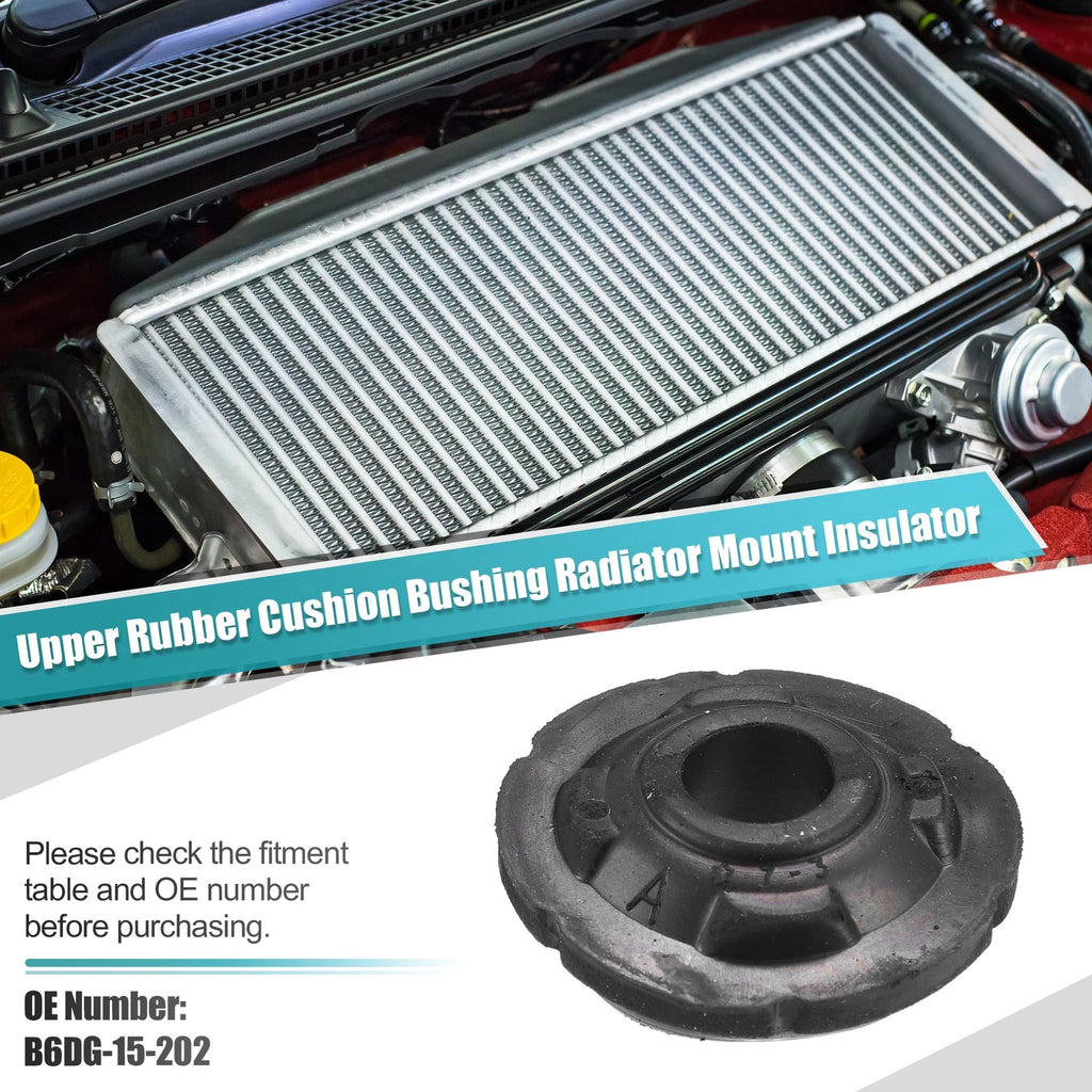 2X Lower Rubber Cushion Bushing Radiator Mount Insulator for Mazda 6 (2003–2013)