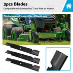 3X Blades for Toro Ride-On Mowers (60") 18931 9383 12441