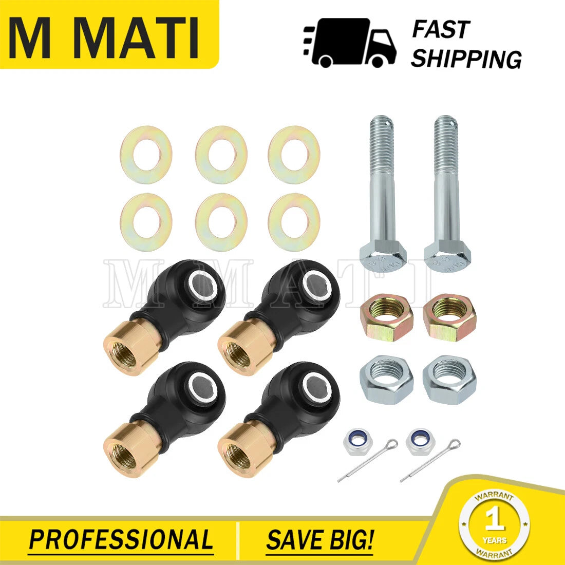 Tie Rod End Kit for Polaris Sportsman 500 4x4 6x6 X2 500 (1998–2013)