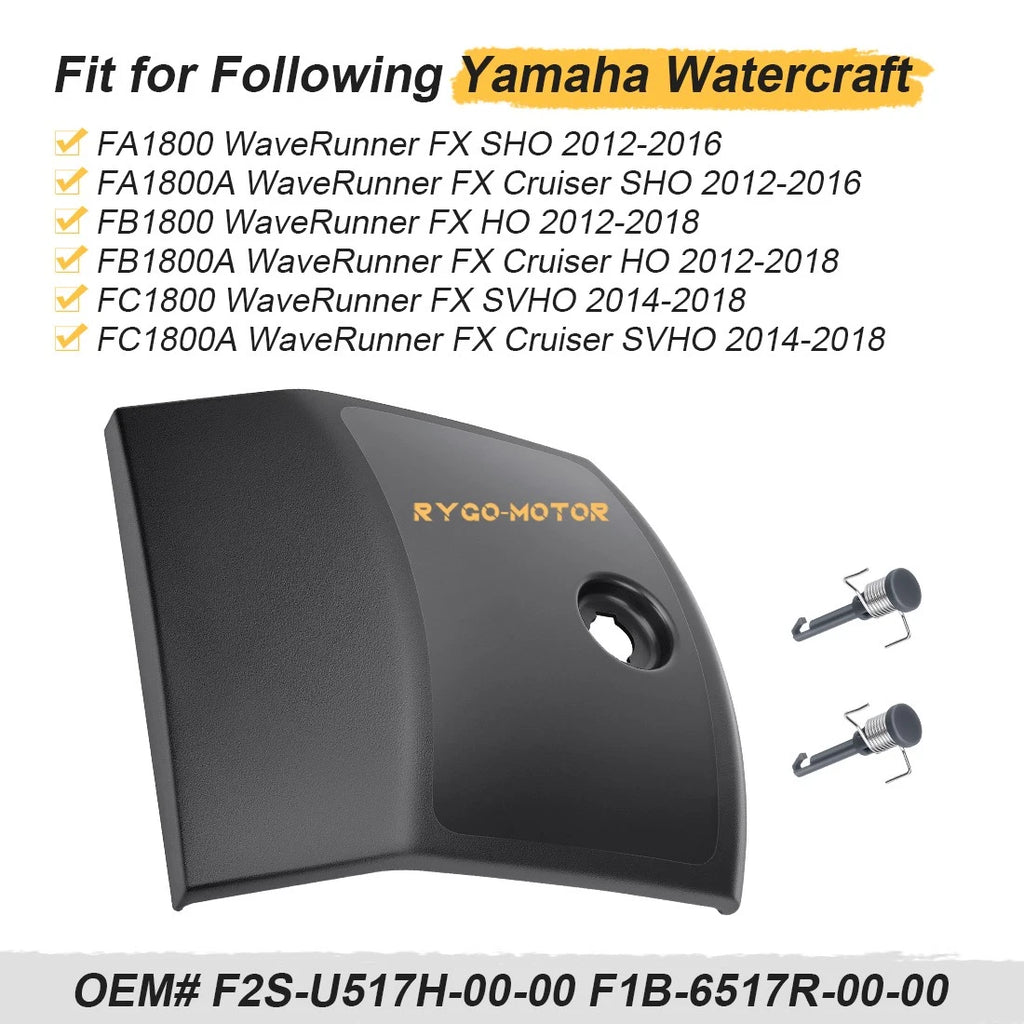 Glove Box Door Lid & Pin for Yamaha WaveRunner FX/FX Cruiser (2012–2018)