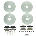 Brake Kit Rotor Ceramic Pad for Cadillac Chevy GMC (330mm Front, 345mm Rear)