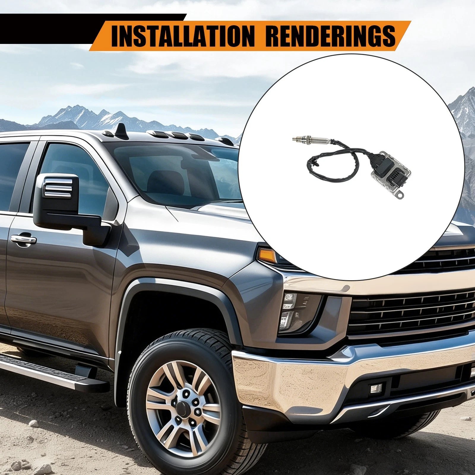 Upstream Nox Sensor for Chevy Silverado GMC Sierra 2500 3500 (2020-2023)