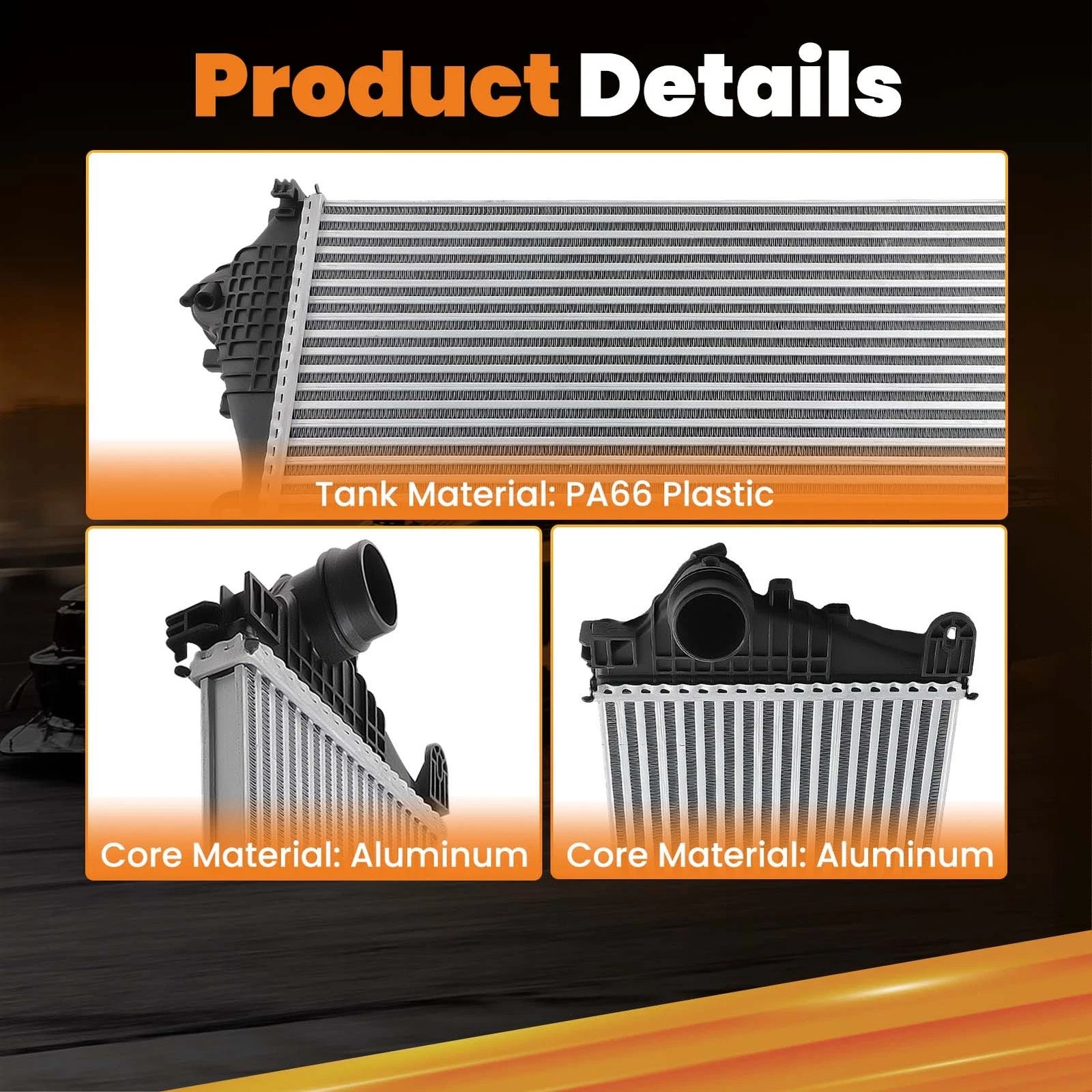 Intercooler Charge Air Cooler for Chevy Malibu 1.5L (2016–2021) 23336337