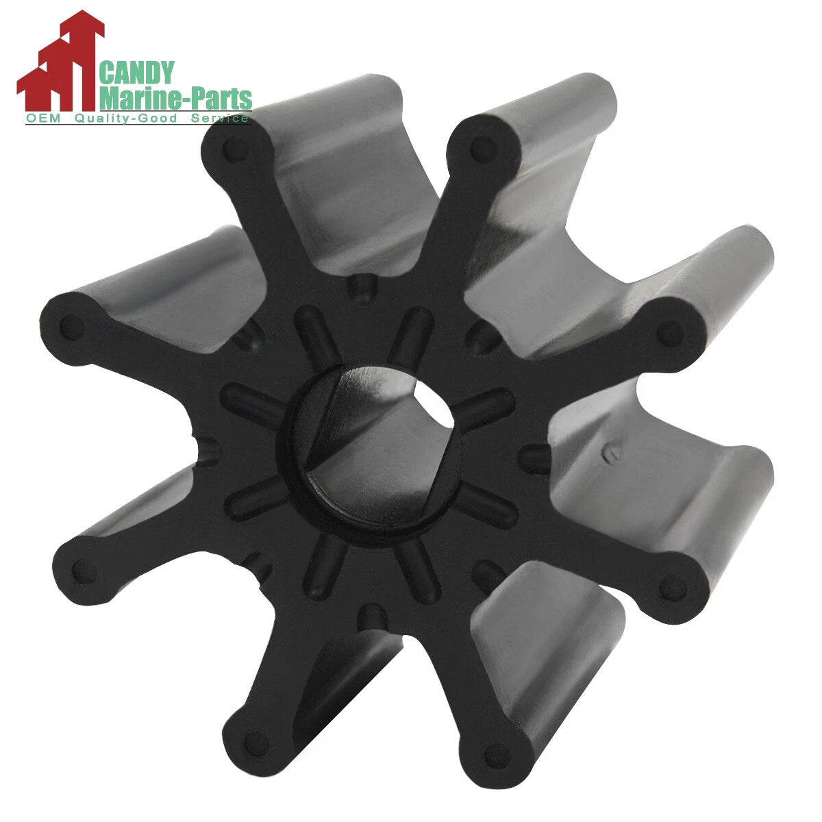 Raw Water Pump Impeller for Mercruiser 5.0L 5.7L V8 (47-862232A 2)