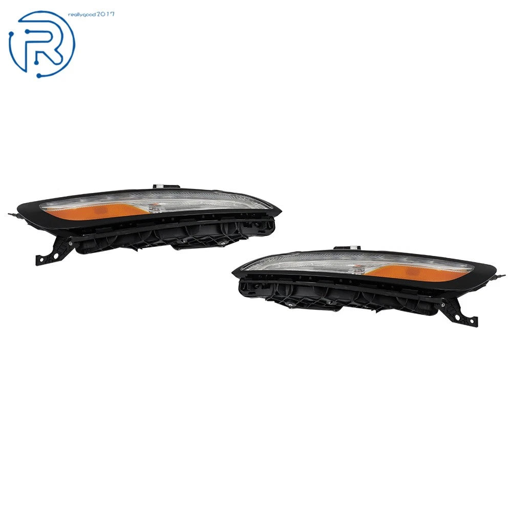 Set of 2 LED Headlights for Jeep Cherokee (2014-2018)